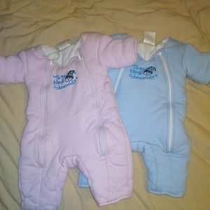 Two Baby Merlin's Magic Sleep Suits